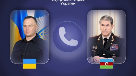 Переговоры глав МВД Азербайджана и Украины