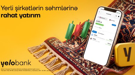 Yelo Invest ilə yerli şirkətlərin səhmlərinə yatırım etmək indi daha əlçatandır!