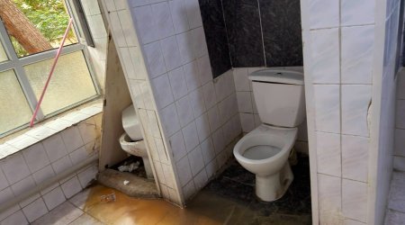 Bakıda uşaq klinikasında natəmizlik iddiası - sanitar qovşaq bu vəziyyətdədir- FOTOLAR