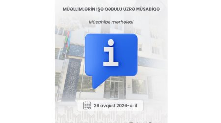 MİQ üzrə müsabiqənin müsahibə mərhələsinə başlanılır