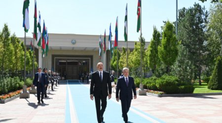 Daşkənddə Prezident İlham Əliyevin rəsmi qarşılanma mərasimi olub - Yenilənib