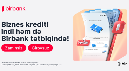 Mikro biznes krediti artıq həm Birbank-da, həm Birbank Biznes-də əlçatandır