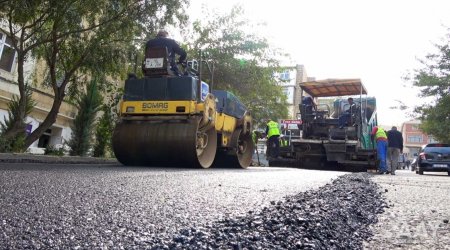 Bakıda 40 küçə və prospektdə yolların təmir işləri başa çatdırılıb