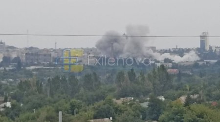 Массированный удар по Донецку