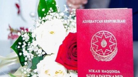 Son altı ayda ölkədə necə nigah müqaviləsi bağlanıb? - rəsmi