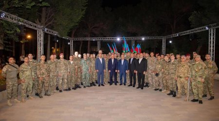 DTX-nin "Bilgəh" İstirahət mərkəzində Vətən müharibəsi iştirakçıları ilə görüş təşkil edilib