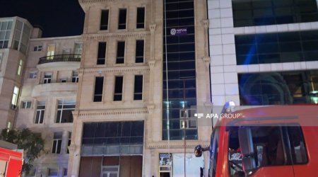 Bakıda obyektdə yanğın baş verib