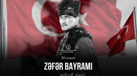 Azərbaycan XİN Türkiyəni Zəfər Bayramı münasibətilə təbrik edib