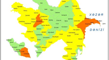 Küləkli hava şəraiti ilə bağlı sarı və narıncı xəbərdarlıq verilib