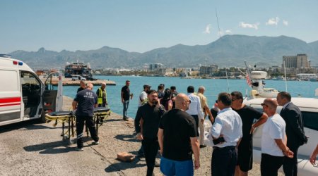 Şimali Kiprdə batan sərnişin gəmisinin kapitanı və 7 əməkdaş saxlanılıb