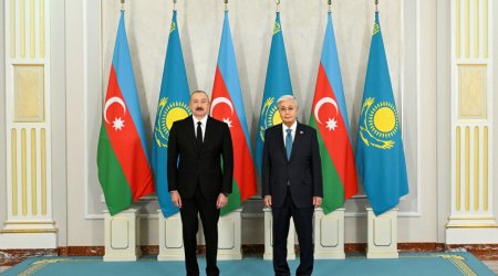 Ilham Aliyev Meets with Kassym-Jomart Tokayev in Bishkek