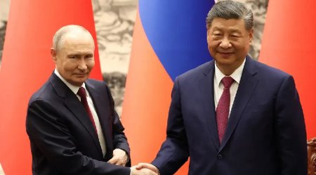 Putin və Si Cinpin arasında Bişkekdə görüş başlayıb