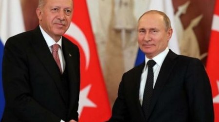 Ərdoğan Bişkekdə Putinlə görüşüb