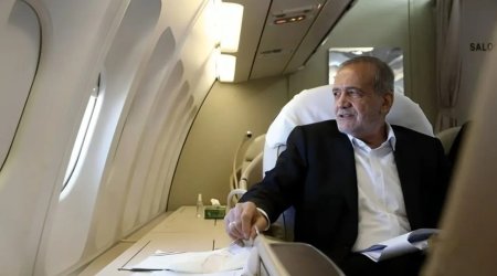 Pezeşkianın təyyarəsi Tehrana gedərkən Rəştdə aralıq eniş edib