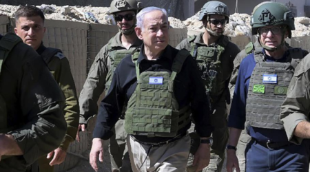 Netanyahu Qəzzaya gedib