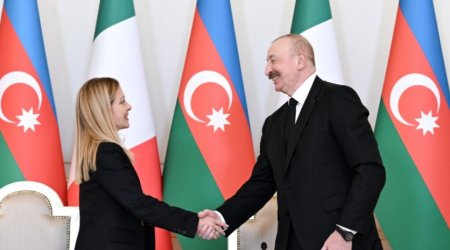 Aliyev congratulates Meloni