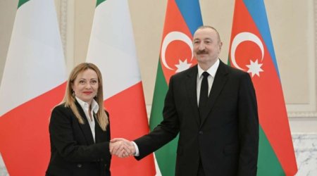 Meloni İlham Əliyevə təşəkkür etdi