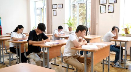 Cari ilin buraxılış imtahanlarında üzrlü səbəbdən iştirak edə bilməyənlər üçün əlavə imtahan keçirilib