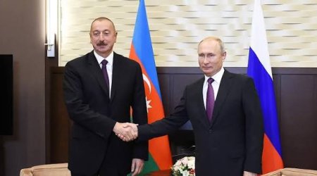 Putin Əliyevə zəng edib