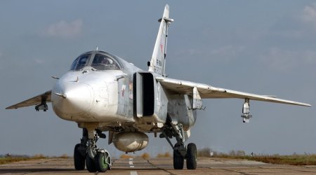 Украинцы поразили российский бомбардировщик