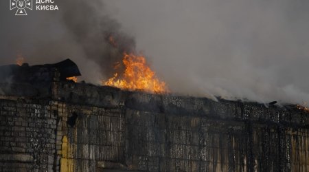 Russian missile strike hits Kyiv, killing two and injuring ten