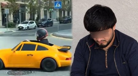 
Əsas yolda oyuncaq maşın sürən şəxs məsuliyyətə cəlb edilib
