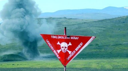 Xocalıda minaya düşən ANAMA əməkdaşı ayağından amputasiya edilib