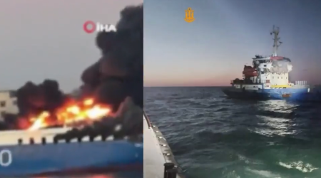 Odessa yaxınlığında dron hücumuna məruz qalan gəmidə 2 azərbaycanlı dənizçi ölüb