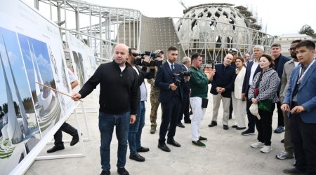 Аккредитованные в Азербайджане дипломаты совершили поездку в Шушу