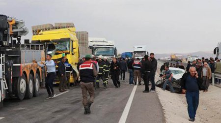 Песчаная буря вызвала массовое ДТП в Турции