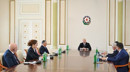 Əliyev TDT-yə üzv ölkələrin təhlükəsizlik üzrə rəhbər şəxslərini qəbul edib