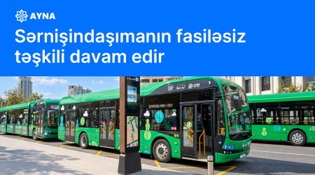Ekspres avtobuslarla bir gündə 127 mindən çox sərnişin daşınıb
