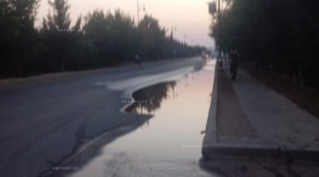 Cəlilabadda içməli su xəttində qəza baş verib - Yenilənib