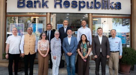 AİB Direktorlar Şurasının üzvləri Gəncədə Bank Respublika-nın maliyyələşdirdiyi bizneslərlə tanış olublar