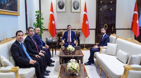 Türkiyənin vitse-prezidenti Azərbaycanın yeni səfiri ilə görüşüb