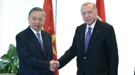 Ərdoğan vyetnamlı həmkarı ilə regional və qlobal məsələləri müzakirə edib