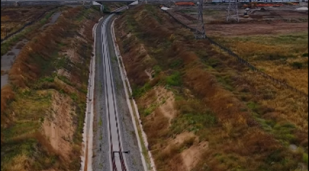 Agdam&ndash;Khankendi railway construction reaches 48% completion