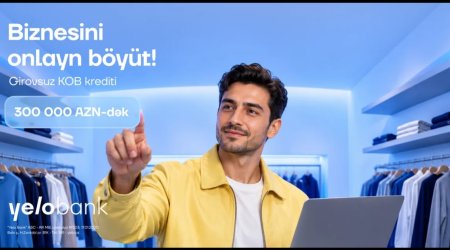 Sahibkarlar üçün: 300 000 AZN-dək girovsuz və onlayn kredit imkanı!