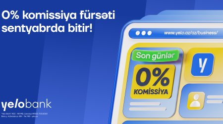 Yelo Bank-ın 0% komissiyalı biznes kampaniyasına qoşulun!
