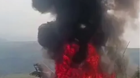 Konqoda hərbi təyyarə qəzaya uğrayıb, 13 nəfər ölüb