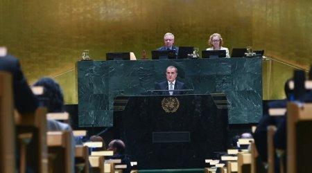 Ceyhun Bayramov BMT Baş Assambleyasının 81-ci sessiyasında çıxış edib
