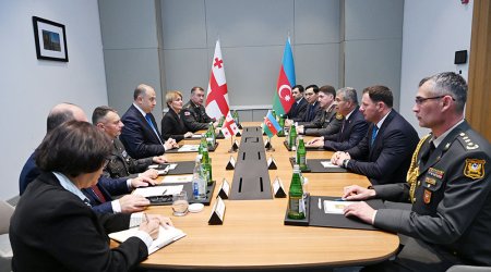 Gürcüstanın müdafiə naziri İrakli Çikovani Azərbaycana səfər edib