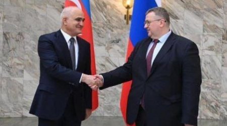 Mustafayev Rusiyada Rusiya rəsmiləri və işgüzar dairələrin nümayəndələri ilə görüşüb