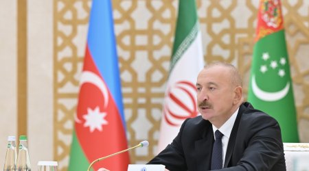 Aliyev warns of Caspian Sea shallowing
