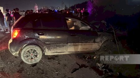 Masazırda motosikletlə avtomobil toqquşub, iki nəfər ölüb
