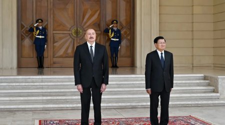Prezidentin sosial media hesablarında Thonqlun Sisulitun Azərbaycana rəsmi səfəri ilə bağlı paylaşım edilib
