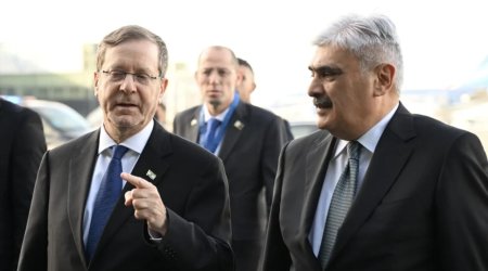 İsrailin prezidenti Azərbaycandadır