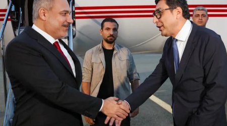Hakan Fidan Azərbaycana gəlib