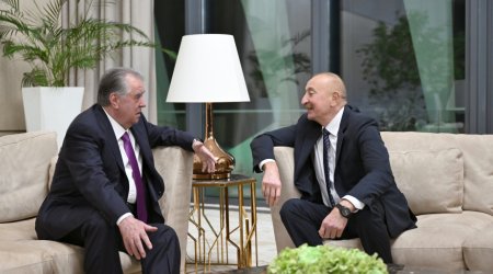 İlham Əliyev Özbəkistan və Tacikistan prezidentləri ilə görüşüb - Yenilənib
