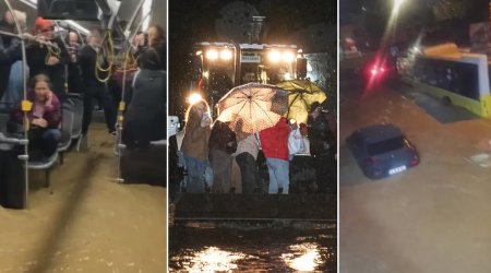 İstanbulda güclü yağış və fırtına nəticəsində iki nəfər ölüb